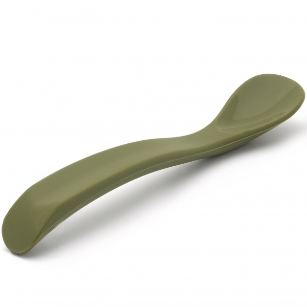 Silicone Baby Spoon - Olive