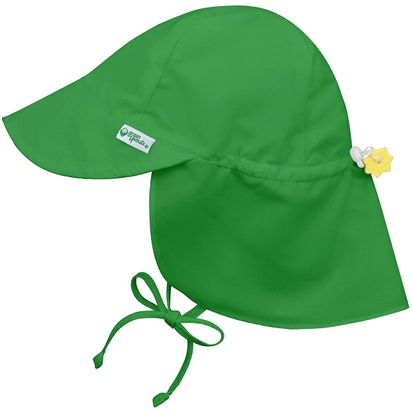 Sonnenhut mit Kappe - Grün