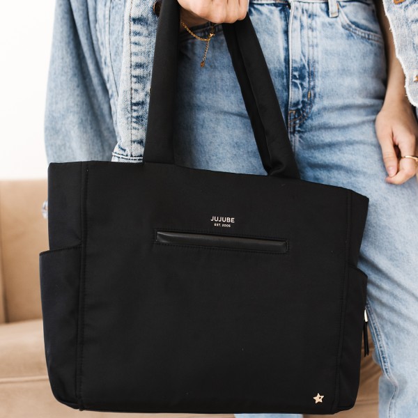 Utility-Strap Tote - Schwarz