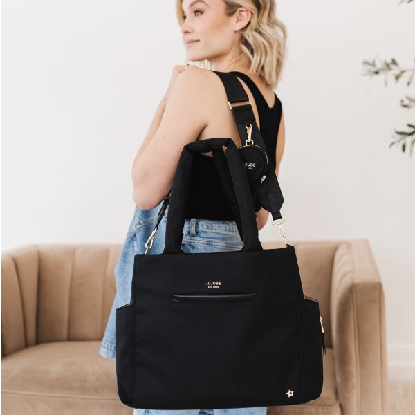 Utility-Strap Tote - Zwart