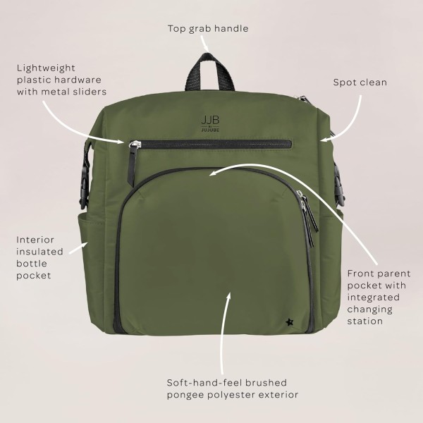 Modern Sac à dos - Olive Verte