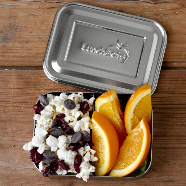 Small Snack Packer - 2-Fach Mini Bento-Box aus Edelstahl - Edelstahl