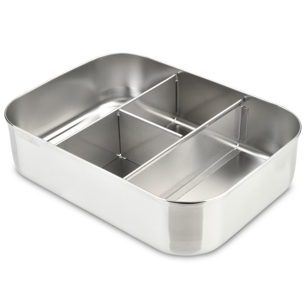 Small Protein Packer - 4-Fach Mini Bento-Box aus Edelstahl - Edelstahl