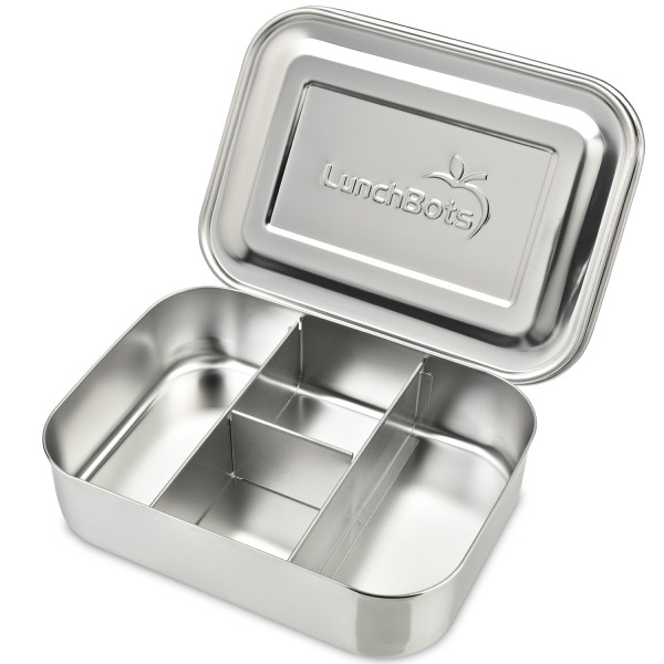 Small Protein Packer - 4-Fach Mini Bento-Box aus Edelstahl - Edelstahl