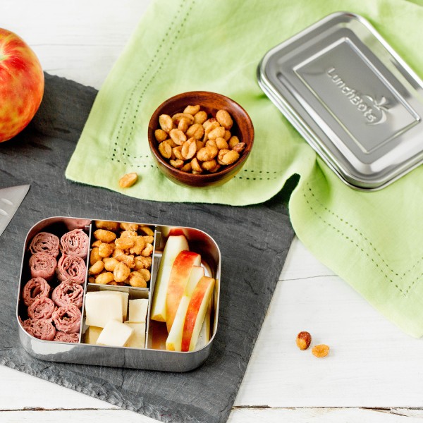 Small Protein Packer - 4-Fach Mini Bento-Box aus Edelstahl - Edelstahl