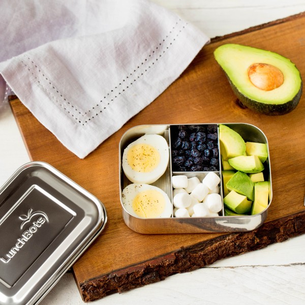 Small Protein Packer - 4-Fach Mini Bento-Box aus Edelstahl - Edelstahl