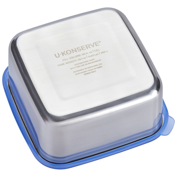 Quadratische Lebensmittelbehälter - large 50oz / 1,5l - Kosmisches Blau