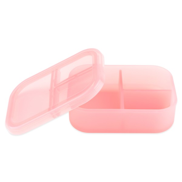 Bento box silicone (3 parties) - Rose Jelly