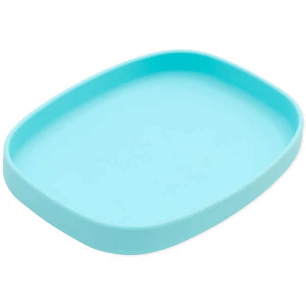 Siliconen tray bord met zuignap - Blauw