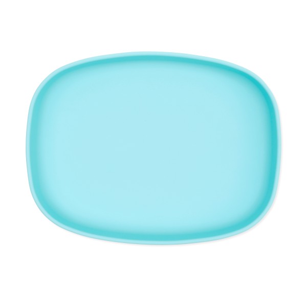 Siliconen tray bord met zuignap - Blauw