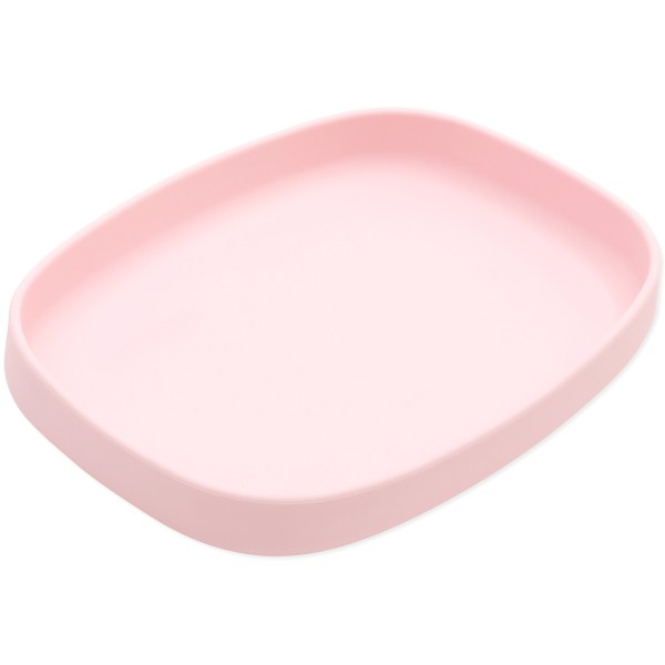 Plateau antidérapant en silicone - Rose