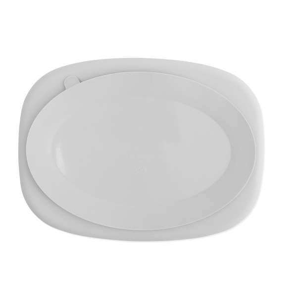 Silikon-Saugnapf-Tablett - Grau