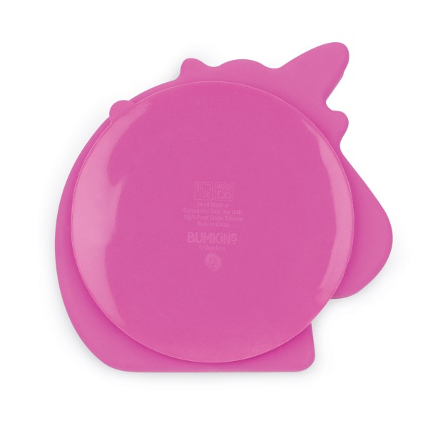 Silicone grip dish - Unicorn