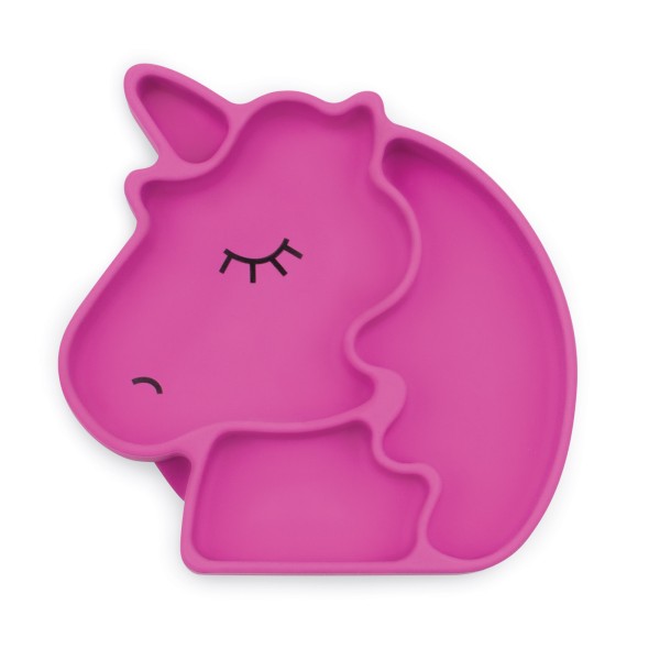 Silicone grip dish - Unicorn