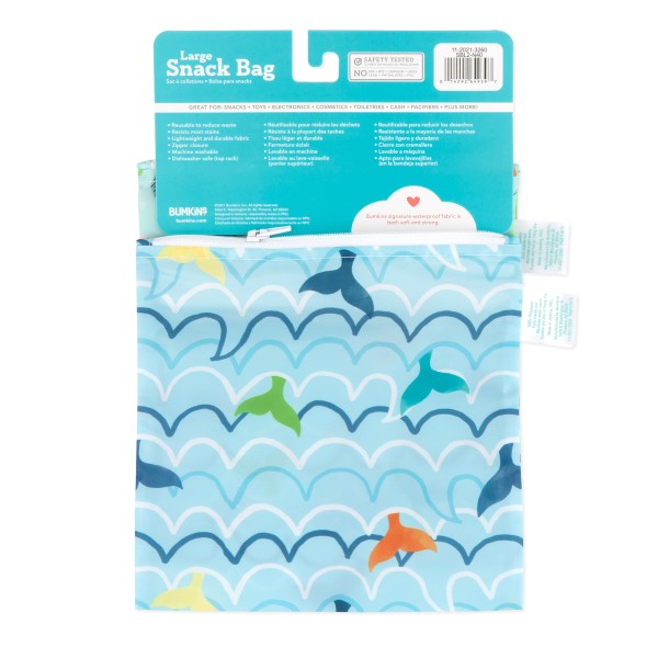 Sac à collations - grand (2 paquet) - Ocean Life & Whale Tail