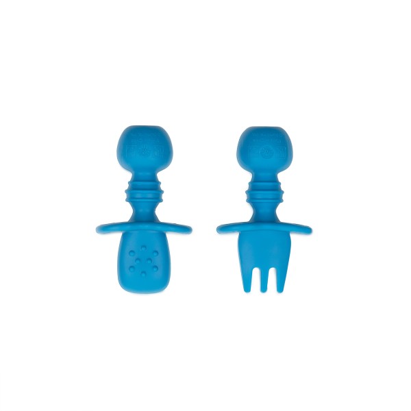 Chewtensils® Ustensiles en silicone - Bleu Foncé