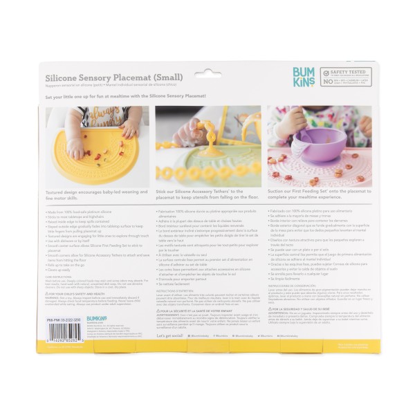 Sensorische Tischset aus Silikon - Rosa