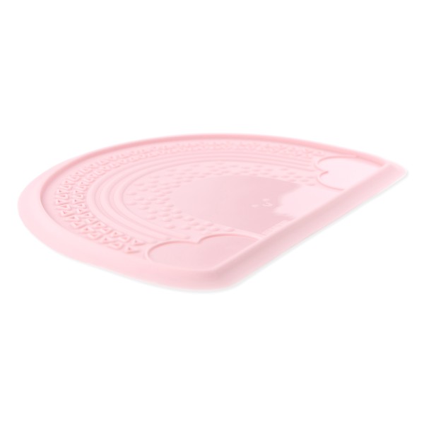 Sensorische Tischset aus Silikon - Rosa