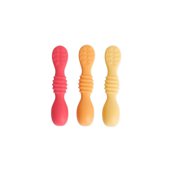 Dip-Löffel aus Silikon (3-er Pack) - Tutti-Frutti