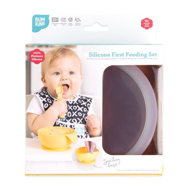 Silicone First Feeding Set - Clay
