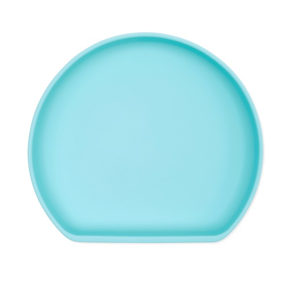 Siliconen bord met zuignap - Blauw