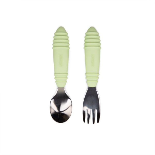 Spoon + fork - Sage