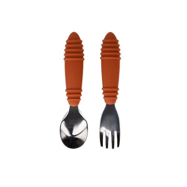Spoon + Fork - Clay