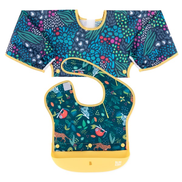 Swap pocket bib - Jungle & Animal Prints
