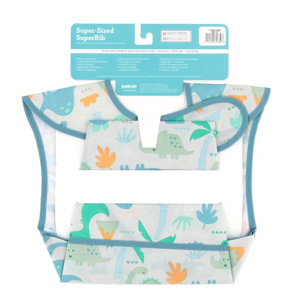 Super-Größe SuperBib® Lätzchen - 6-24 Monate - Dinosaurs