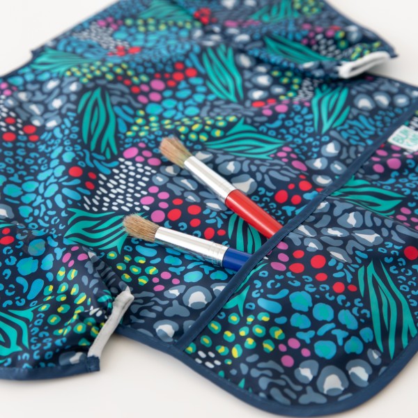 Langärmeliger Malkittel - Animal Prints