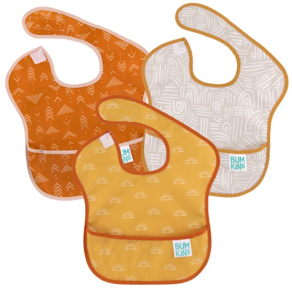 SuperBib® Bavoir pour Bébé - 6-24 mois (3 paquet) - Desert Boho