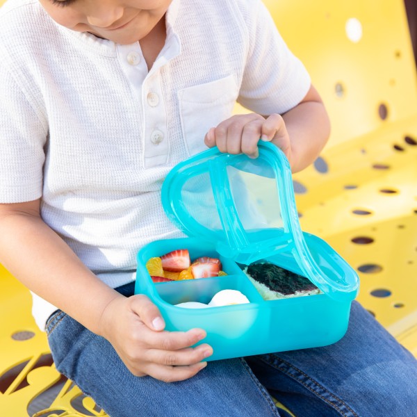 Siliconen bento box (3-vaks)