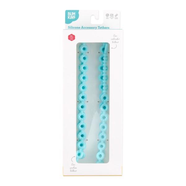 Silicone Accessory Tether (2 pack) - Blue