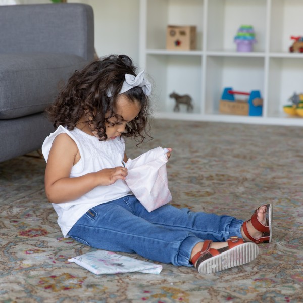 Bolsa para snacks - grande (2 paquete) - Floral & Lace