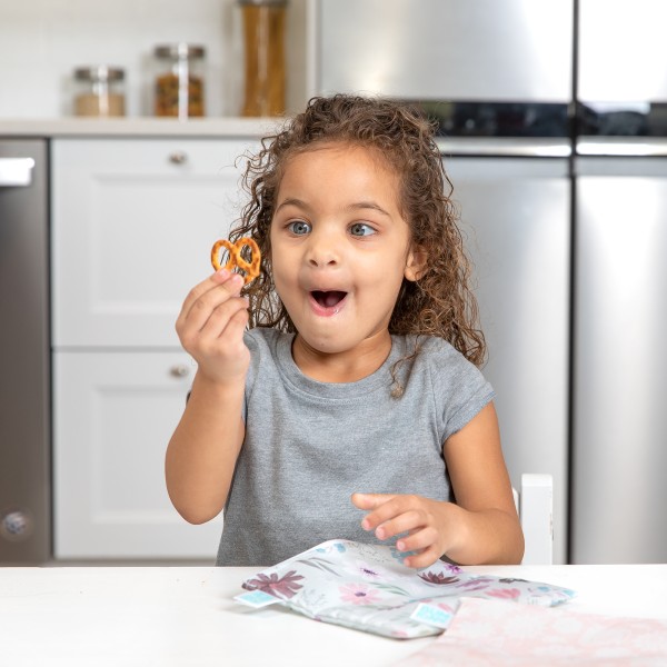 Bolsa para snacks - grande (2 paquete) - Floral & Lace