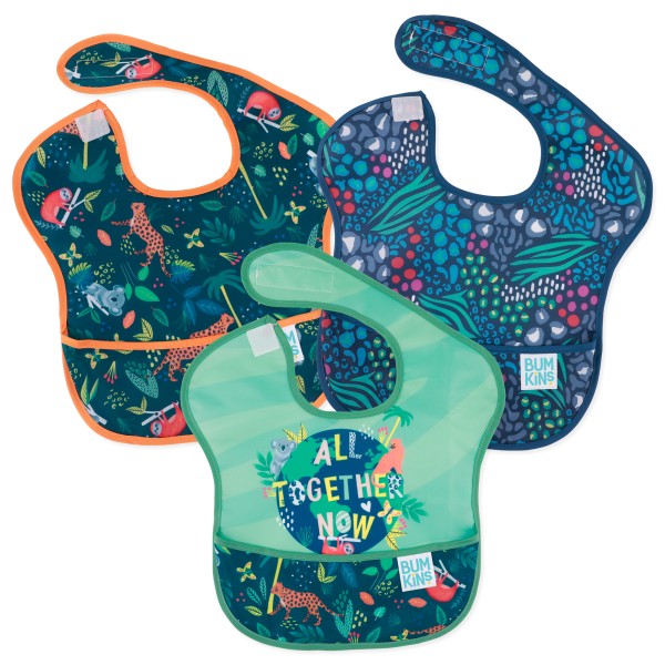 SuperBib® (3 pack) - All Together Now, Jungle, Animal Prints