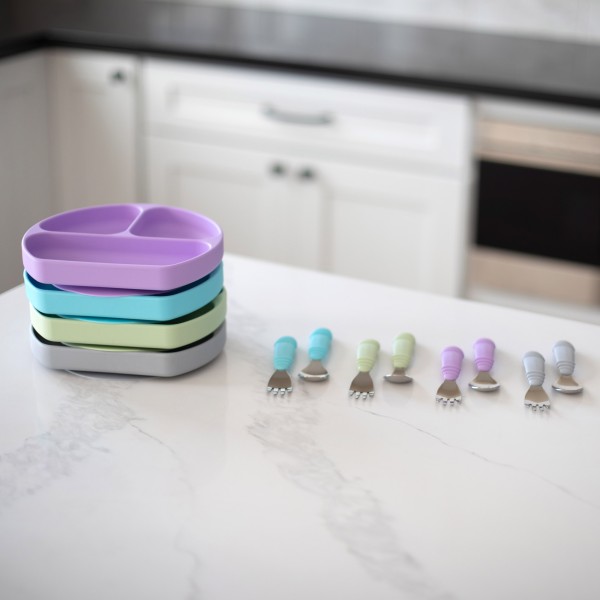 Cuillère + fourchette - Lavande