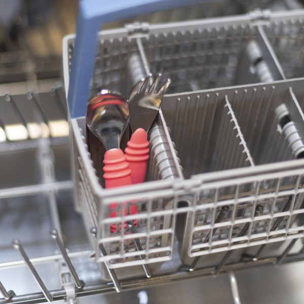 Löffel + Gabel - Rot