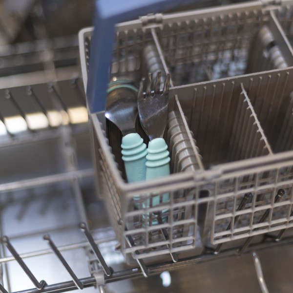 Lepel + vork - Blauw