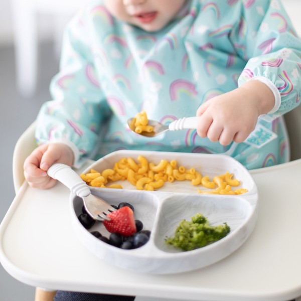 Lepel + vork - Marmer