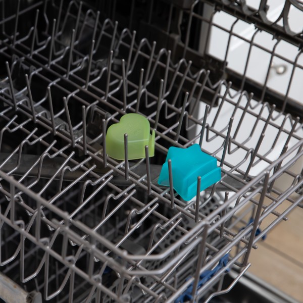 Siliconen dipsausbakjes (2 stuks) - Blue Jelly & Green Jelly