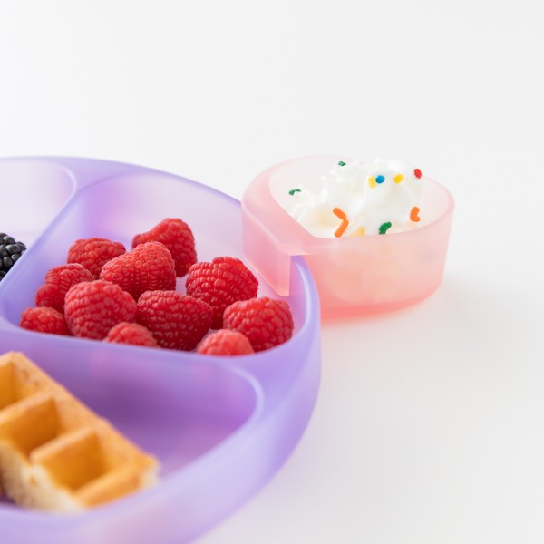 Siliconen dipsausbakjes (2 stuks) - Purple Jelly & Pink Jelly