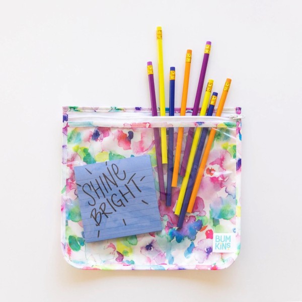 Reisebeutel mit durchsichtigem Fenster (3er-Pack) - Watercolor