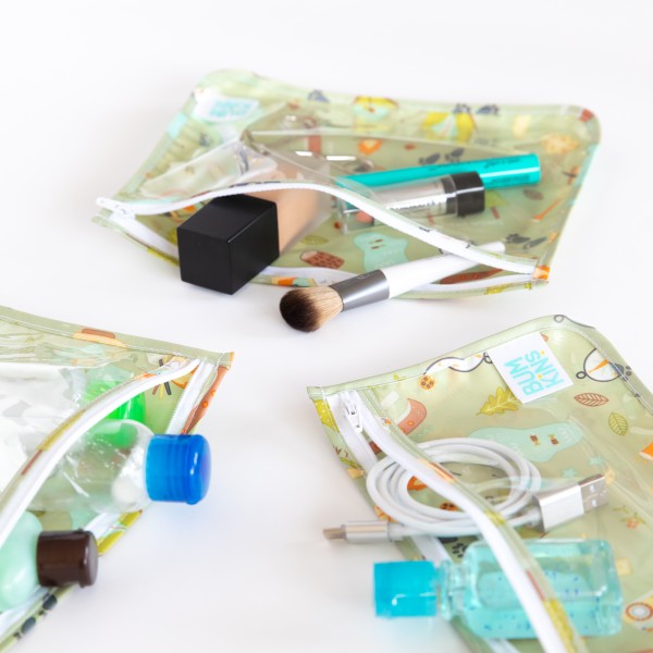 Clear Travel Bag (3 pack) - Camp Gear