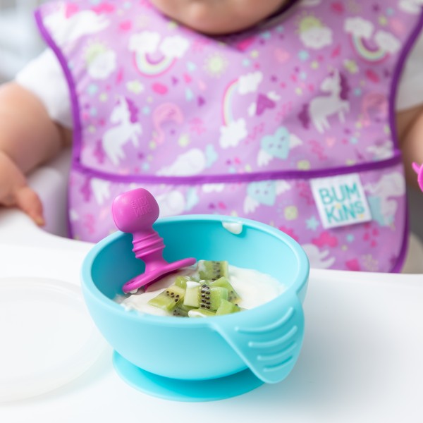 Chewtensils® Cubiertos de silicona - Fucsia