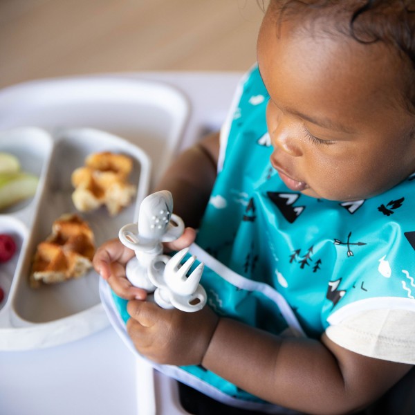 Siliconen Chewtensils® - Marmer