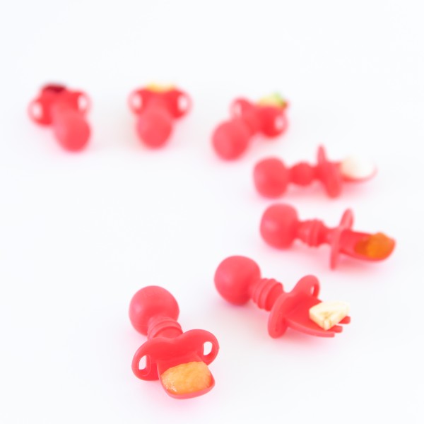 Chewtensils® aus Silikon - Rot