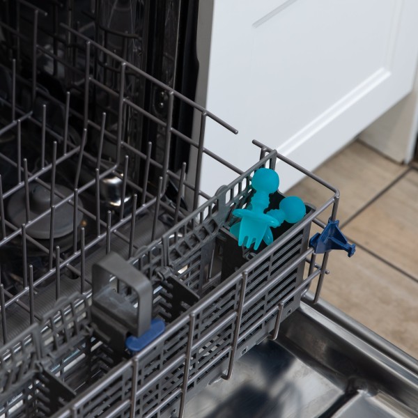 Siliconen Chewtensils® - Blauw Jelly