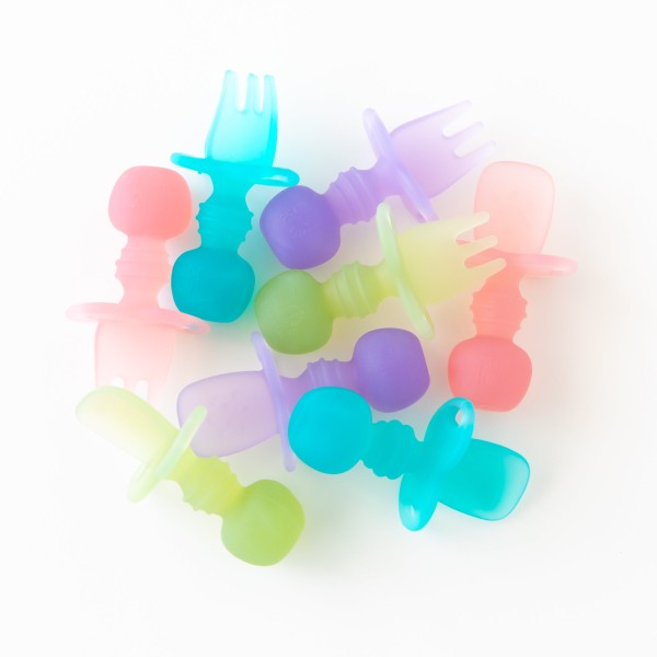 Siliconen Chewtensils® - Groen Jelly