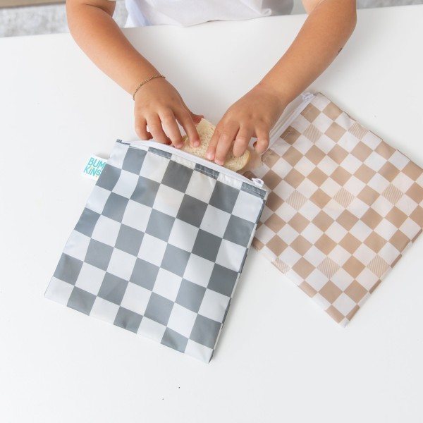 Reusable snack bag - large (2 pack) - Double Check